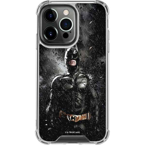 The Dark Knight Rises Batman Poster iPhone 16 Pro Clear Case