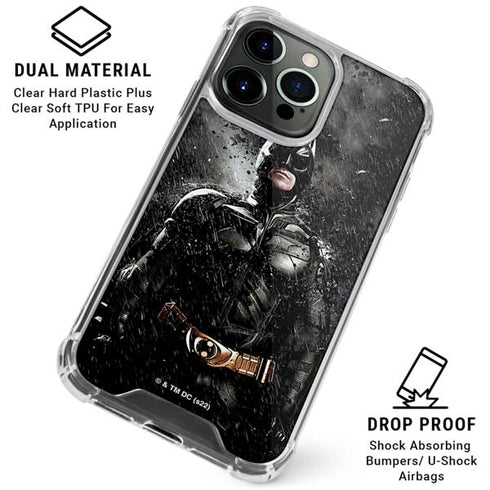 The Dark Knight Rises Batman Poster iPhone 16 Pro Clear Case