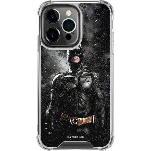 The Dark Knight Rises Batman Poster iPhone 16 Pro Max Clear Case