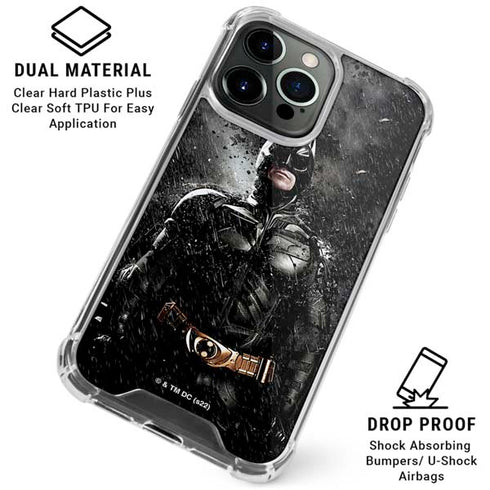 The Dark Knight Rises Batman Poster iPhone 16 Pro Max Clear Case
