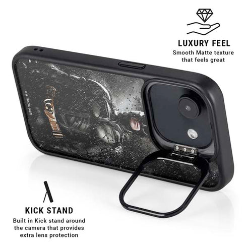 The Dark Knight Rises Batman Poster iPhone 16e Kickstand Case