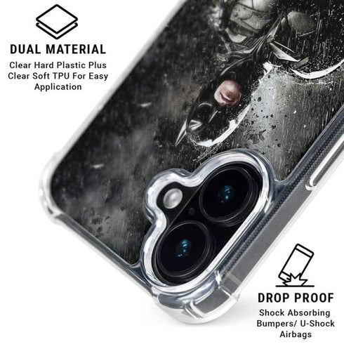 The Dark Knight Rises Batman Poster iPhone 17 Clear Case
