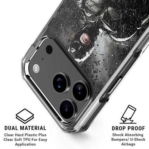 The Dark Knight Rises Batman Poster iPhone 18 Pro Clear Case