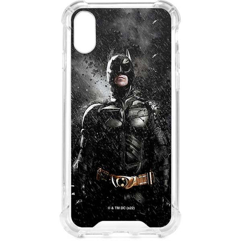 The Dark Knight Rises Batman Poster iPhone XS Clear Case