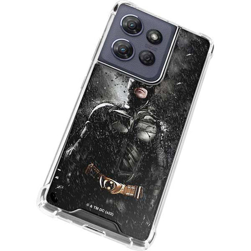 The Dark Knight Rises Batman Poster Moto G Play 5G (2025) Clear Case