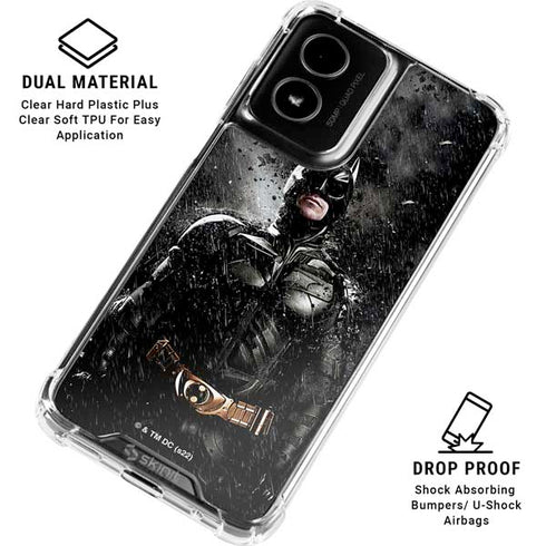 The Dark Knight Rises Batman Poster Moto G Power 5G (2024) Clear Case