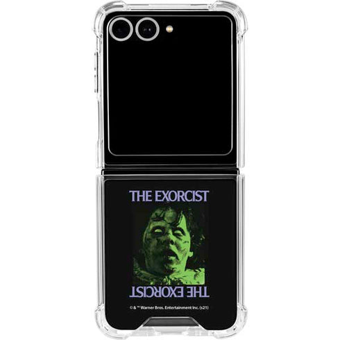 Warner Bros The Exorcist The Exorcist Regan Galaxy Z Flip7 Clear Case