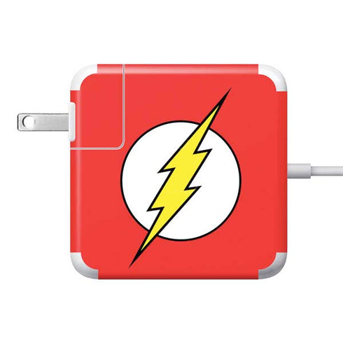 DC Comics The Flash Original Emblem 85W Power Adapter (15 and 17 inch MacBook Pro Charger) Skin