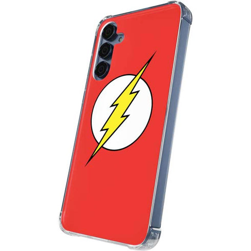 DC Comics The Flash Original Emblem Galaxy A55 5G Clear Case