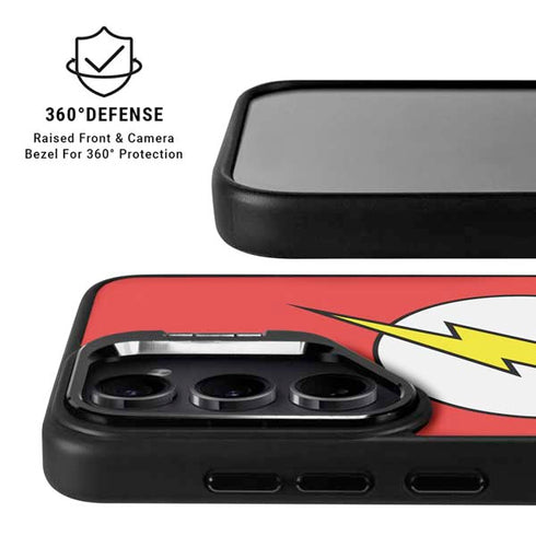 DC Comics The Flash Original Emblem Galaxy S24 FE Kickstand Case