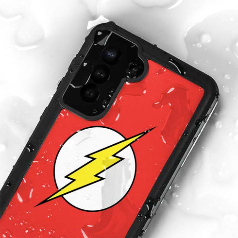 DC Comics The Flash Original Emblem Galaxy S24 Plus Waterproof Case