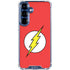 DC Comics The Flash Original Emblem Galaxy S25 Clear Case