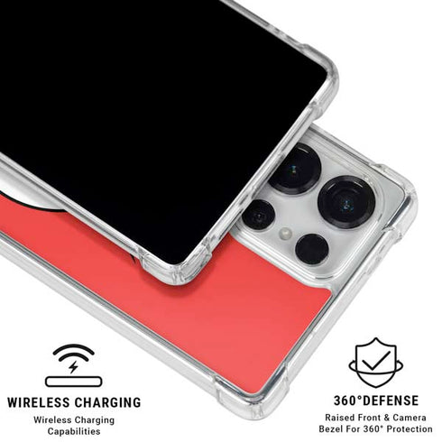 DC Comics The Flash Original Emblem Galaxy S25 Ultra Clear Case