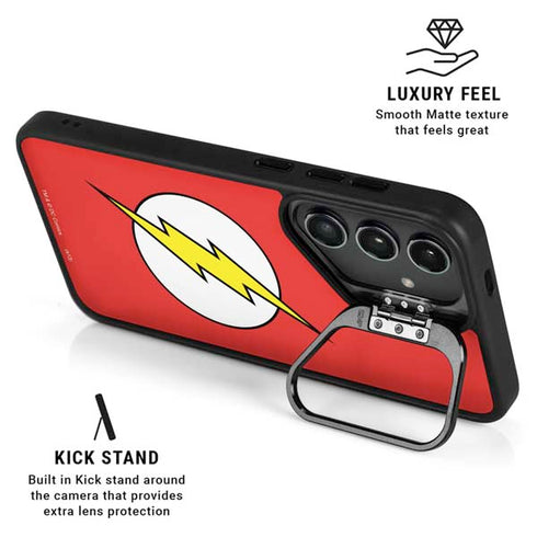 DC Comics The Flash Original Emblem Galaxy S26 Ultra Kickstand Case