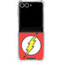 DC Comics The Flash Original Emblem Galaxy Z Flip7 Clear Case