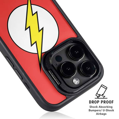 DC Comics The Flash Original Emblem iPhone 13 Pro Max Kickstand Case
