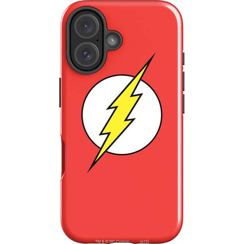 DC Comics The Flash Original Emblem iPhone 16 Impact Case