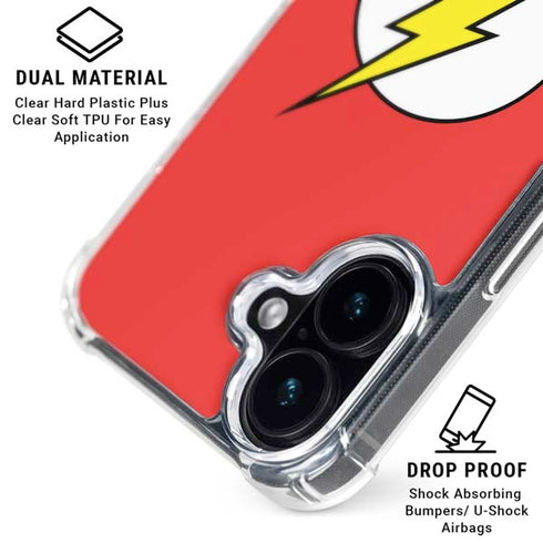 DC Comics The Flash Original Emblem iPhone 16 MagSafe Case