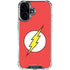 DC Comics The Flash Original Emblem iPhone 16 Plus Clear Case