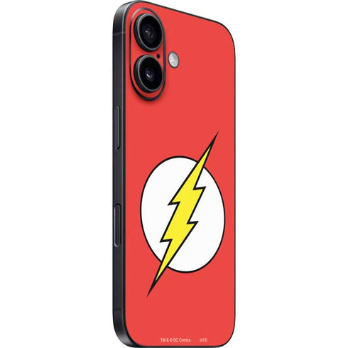 DC Comics The Flash Original Emblem iPhone 16 Plus Skin