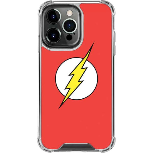 DC Comics The Flash Original Emblem iPhone 16 Pro Clear Case