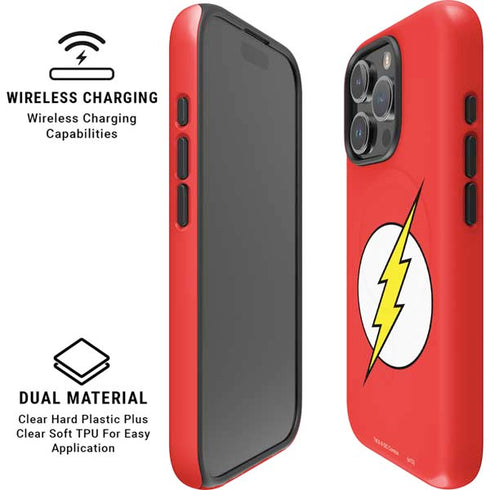 DC Comics The Flash Original Emblem iPhone 16 Pro Magsafe Impact Case