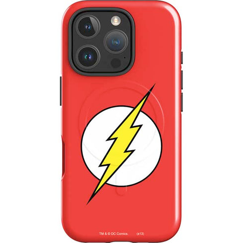 DC Comics The Flash Original Emblem iPhone 16 Pro Max Magsafe Impact Case