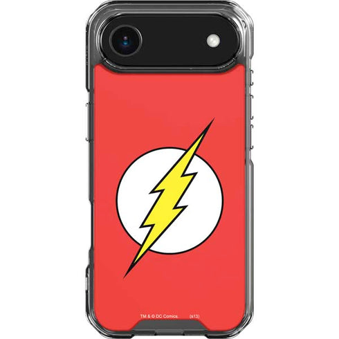 DC Comics The Flash Original Emblem iPhone 17 Air Clear Case