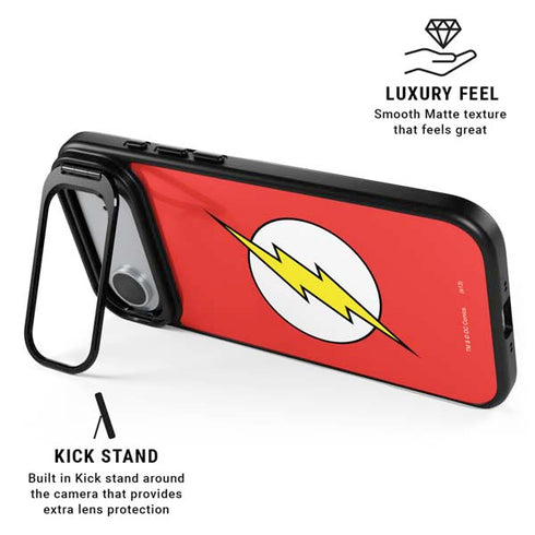 DC Comics The Flash Original Emblem iPhone 17 Air Kickstand Case