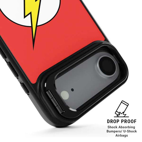 DC Comics The Flash Original Emblem iPhone 17 Air Kickstand Case
