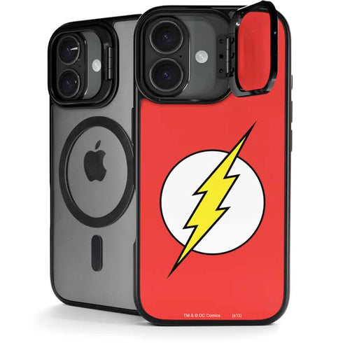 DC Comics The Flash Original Emblem iPhone 17 Kickstand Case