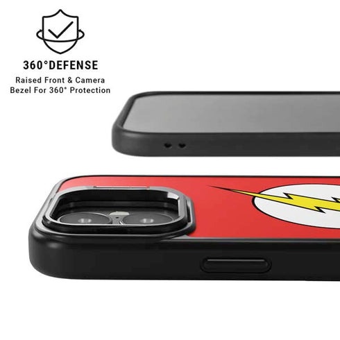 DC Comics The Flash Original Emblem iPhone 17 Kickstand Case