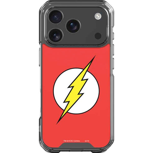 DC Comics The Flash Original Emblem iPhone 17 Pro Clear Case