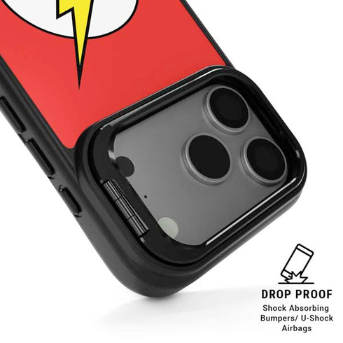 DC Comics The Flash Original Emblem iPhone 17 Pro Kickstand Case
