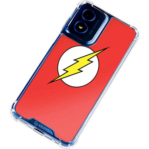 DC Comics The Flash Original Emblem Moto G Play 4G (2024) Clear Case
