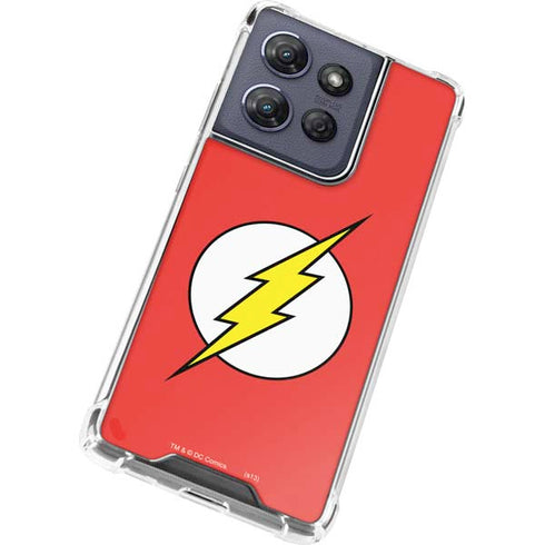 DC Comics The Flash Original Emblem Moto G Play 5G (2025) Clear Case