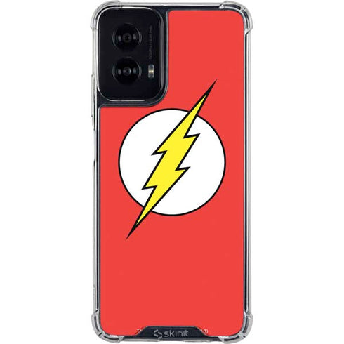 DC Comics The Flash Original Emblem Moto G Power 5G (2024) Clear Case