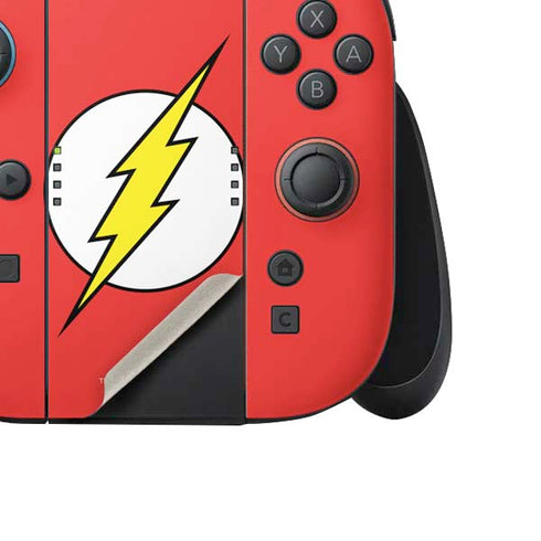 DC Comics The Flash Original Emblem Nintendo Switch 2 (2025) Joy-Con Controller Skin