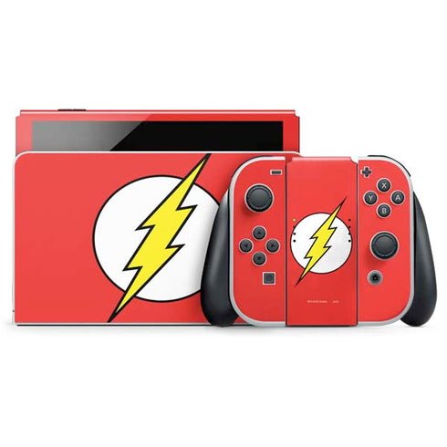 DC Comics The Flash Original Emblem Nintendo Skins