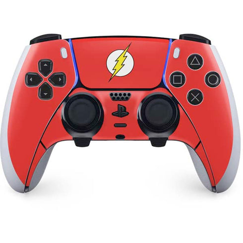 DC Comics The Flash Original Emblem PS5 DualSense Edge Pro Controller Skin