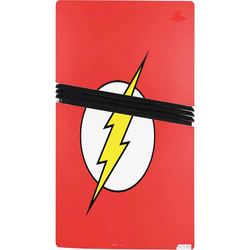 DC Comics The Flash Original Emblem PS5 Pro Bundle Skin