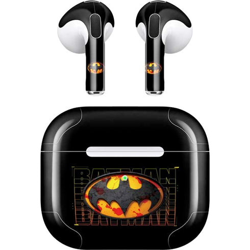 DC Comics The Flash Movie: Batman Bloody Logo Apple AirPods (3rd Gen 2021) Skin