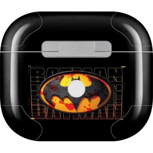 DC Comics The Flash Movie: Batman Bloody Logo Apple AirPods (3rd Gen 2021) Skin