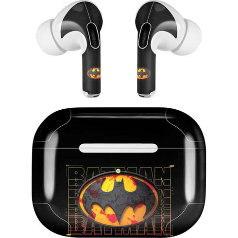 DC Comics The Flash Movie: Batman Bloody Logo Apple AirPods Pro Skin