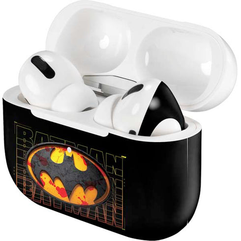 DC Comics The Flash Movie: Batman Bloody Logo Apple AirPods Pro Skin