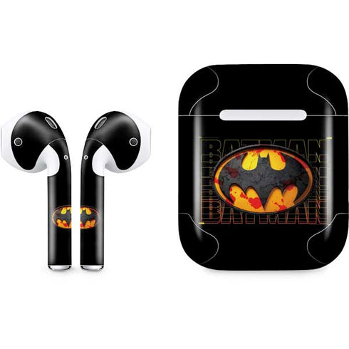 DC Comics The Flash Movie: Batman Bloody Logo Apple AirPods Skin