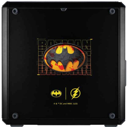DC Comics The Flash Movie: Batman Bloody Logo Cooler Master MasterBox Q300L Mini Tower Skin