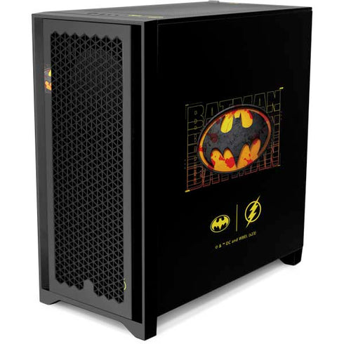 DC Comics The Flash Movie: Batman Bloody Logo Corsair 4000D Tempered Glass Mid-Tower ATX Case Skin