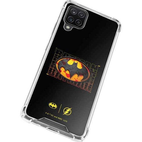 DC Comics The Flash Movie: Batman Bloody Logo Galaxy A12 Clear Case