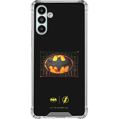 DC Comics The Flash Movie: Batman Bloody Logo Galaxy A13 5G Clear Case